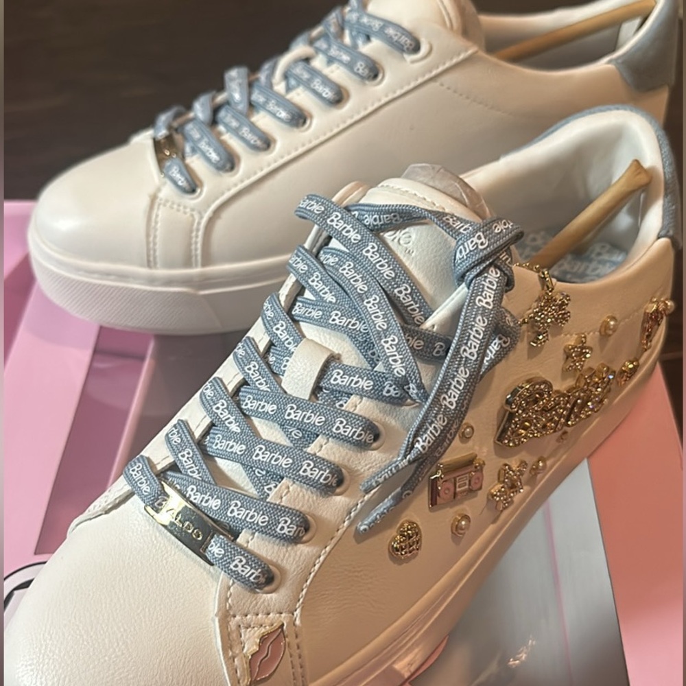 - Barbie ALDo new in box size 9 and size 6.5 white women’s shoes
